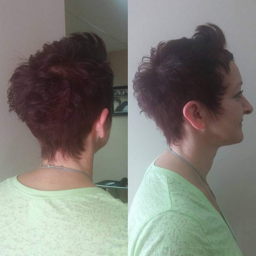 Haircut and color done by Shane